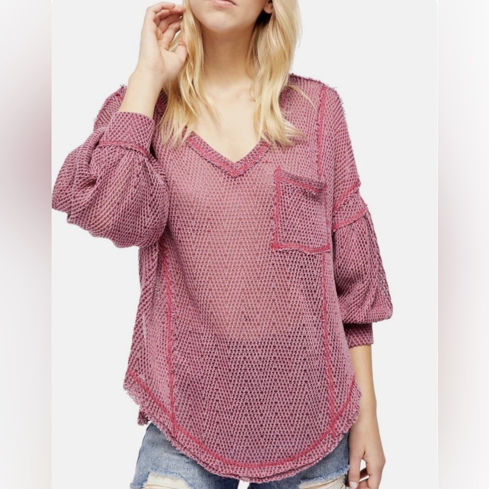 Free People Fresh and New Hacci Sweater ☆